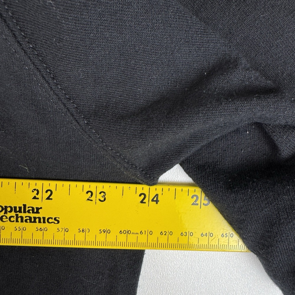 Vintage Champion Heavyweight T-Shirt Mens Spellout Short Sleeve Black Size XXL - Picture 6 of 8
